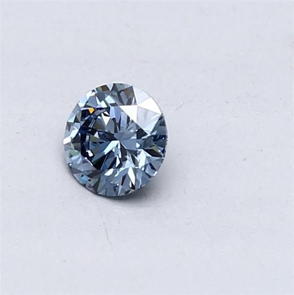 Loose Diamond - ROUND 0.3ct Fancy Vivid Blue VS2 (1 of 1)