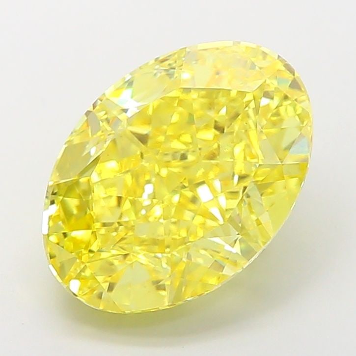 Loose Diamond - OVAL 7.22ct Fancy Vivid Yellow VS1 (1 of 1)