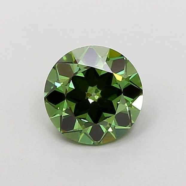 Loose Diamond - ROUND 1.04ct Fancy Vivid Green VS1 (1 of 1)