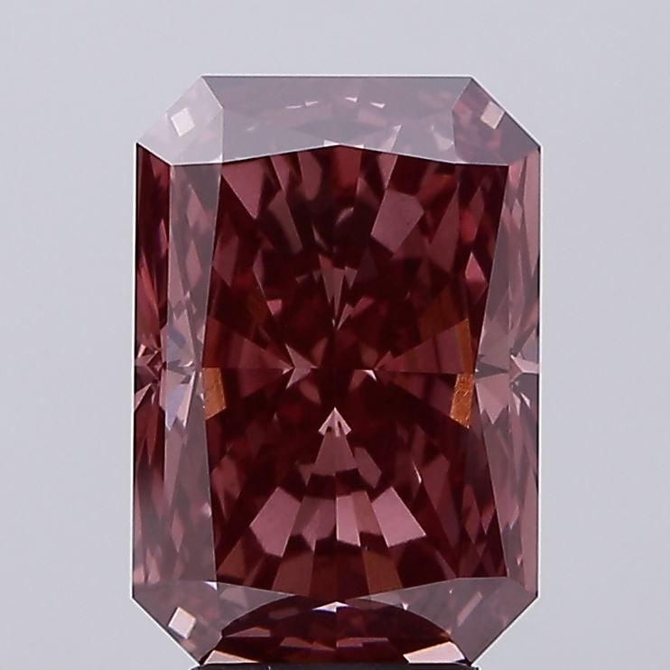 Loose Diamond - RADIANT 5.05ct Fancy Vivid Pink VS1: Loose Diamond - RADIANT 5.05ct Fancy Vivid Pink VS1 Source: This is a real non-mined Diamond that has been grown in a lab Shape: RADIANT Carats: 5.05 Color: Fancy Vivid Pink Certification: IGI