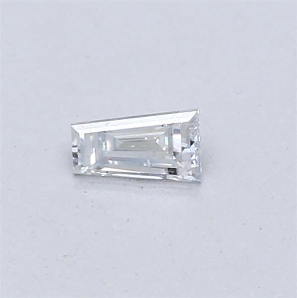 Loose Diamond - TAPERED BAGUETTE 0.19ct Light Blue VS1: Loose Diamond - TAPERED BAGUETTE 0.19ct Light Blue VS1 Source: This is a real non-mined Diamond that has been grown in a lab Shape: TAPERED BAGUETTE Carats: 0.19 Color: Light Blue Certification: NONE