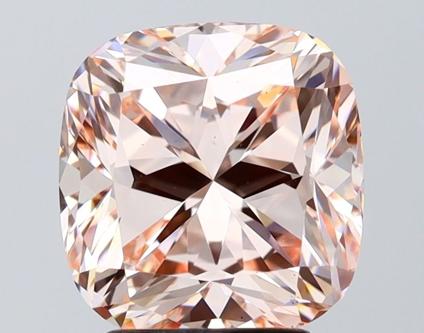Loose Diamond - CUSHION BRILLIANT 4.01ct Fancy Pink VS2: Loose Diamond - CUSHION BRILLIANT 4.01ct Fancy Pink VS2 Source: This is a real non-mined Diamond that has been grown in a lab Shape: CUSHION BRILLIANT Carats: 4.01 Color: Fancy Pink Certification: IGI