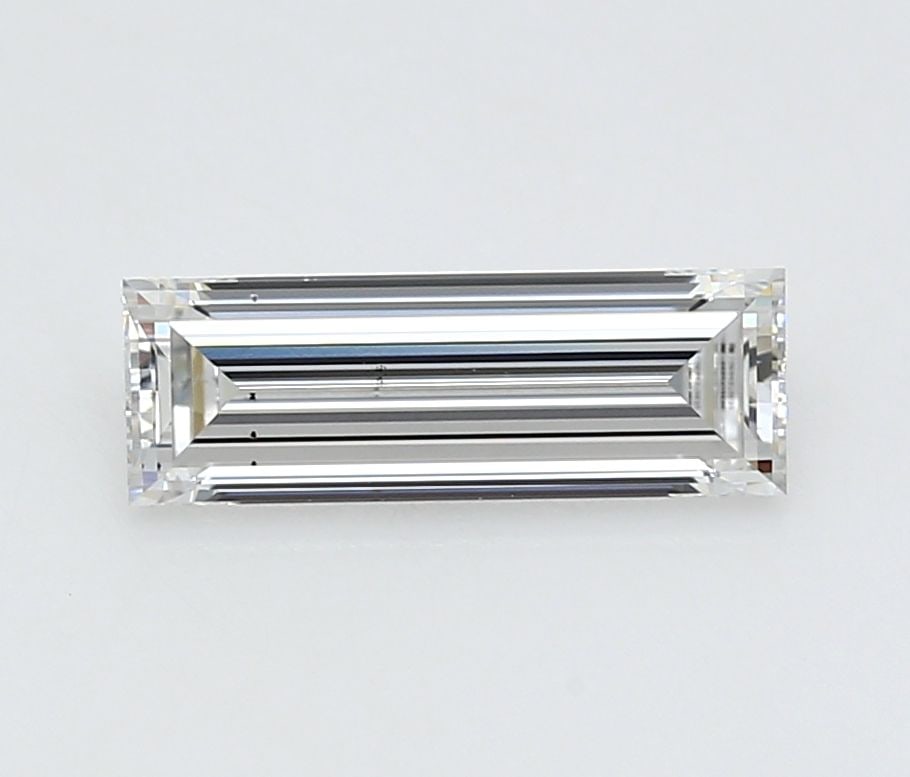 Loose Diamond - BAGUETTE 1.05ct E VS2: Loose Diamond - BAGUETTE 1.05ct E VS2 Source: This is a real non-mined Diamond that has been grown in a lab Shape: BAGUETTE Carats: 1.05 Color: E Clarity: VS2 Certification: IGI Video: