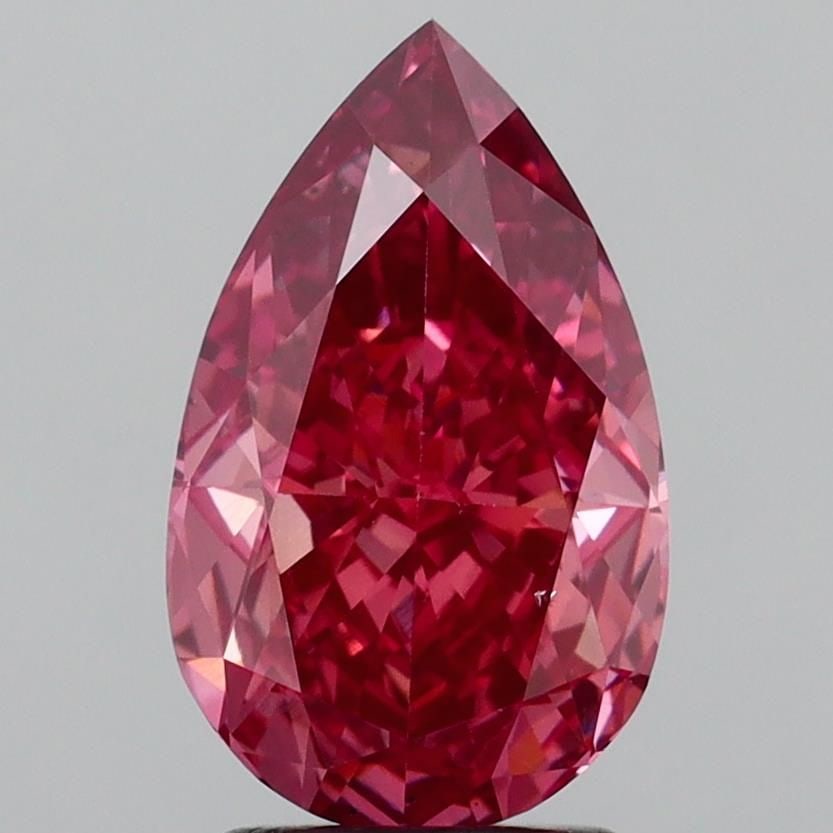 Loose Diamond - PEAR 3.03ct Fancy Vivid Pink VS2 (1 of 1)
