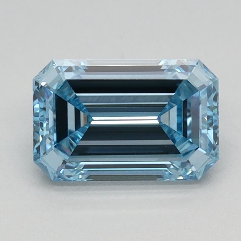 Loose Diamond - EMERALD 1.02ct Fancy Intense Blue VVS2 (1 of 1)
