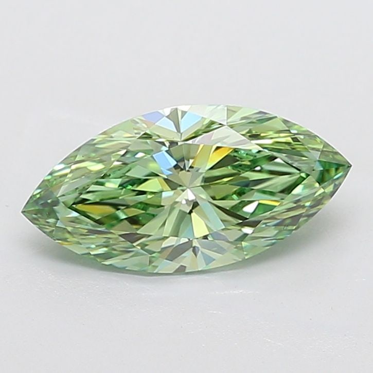 Loose Diamond - MARQUISE 2.7ct Fancy Vivid Green VS1: Loose Diamond - MARQUISE 2.7ct Fancy Vivid Green VS1 Source: This is a real non-mined Diamond that has been grown in a lab Shape: MARQUISE Carats: 2.7 Color: Fancy Vivid Green Certification: IGI Video