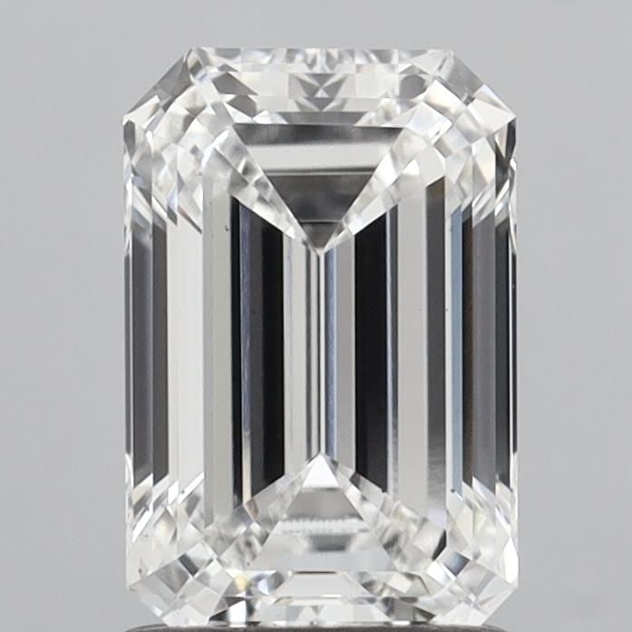 Loose Diamond - EMERALD 1.48ct E VS1: Loose Diamond - EMERALD 1.48ct E VS1 Source: This is a real non-mined Diamond that has been grown in a lab Shape: EMERALD Carats: 1.48 Color: E Clarity: VS1 Certification: IGI Video: