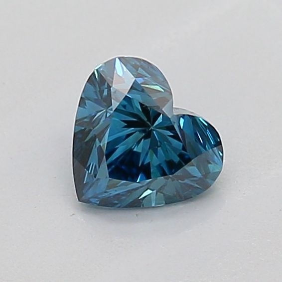 Loose Diamond - HEART 0.5ct Fancy Vivid Blue SI1: Loose Diamond - HEART 0.5ct Fancy Vivid Blue SI1 Source: This is a real non-mined Diamond that has been grown in a lab Shape: HEART Carats: 0.5 Color: Fancy Vivid Blue Certification: IGI The Diamond D