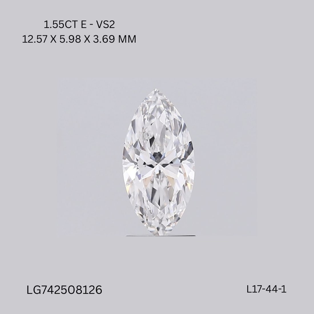 Loose Diamond - MARQUISE 1.55ct E VS2 (1 of 1)