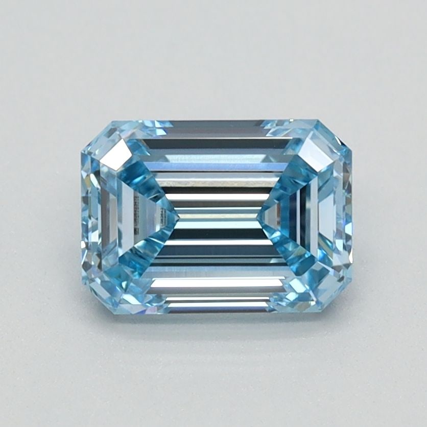 Loose Diamond - EMERALD 0.93ct Fancy Intense Blue VS1 (1 of 1)