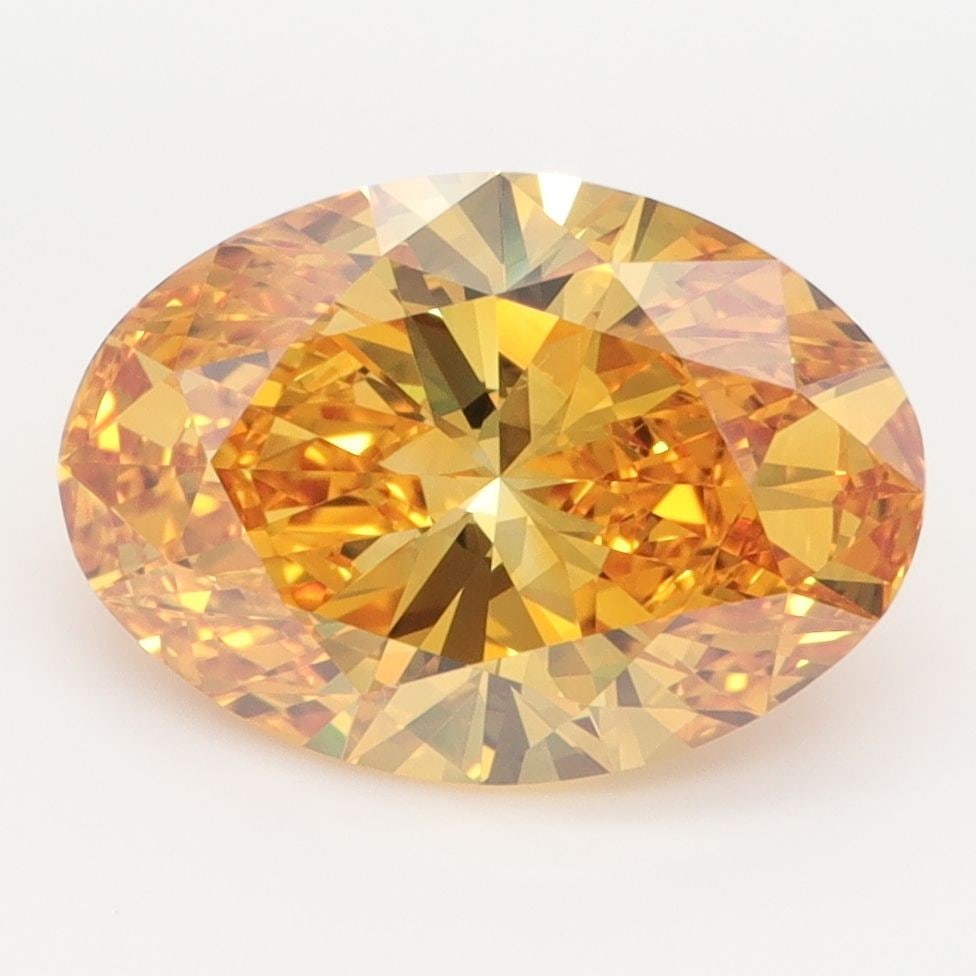 Loose Diamond - OVAL 3.13ct Fancy Vivid Yellow VVS2: Loose Diamond - OVAL 3.13ct Fancy Vivid Yellow VVS2 Source: This is a real non-mined Diamond that has been grown in a lab Shape: OVAL Carats: 3.13 Color: Fancy Vivid Yellow Certification: IGI Video: