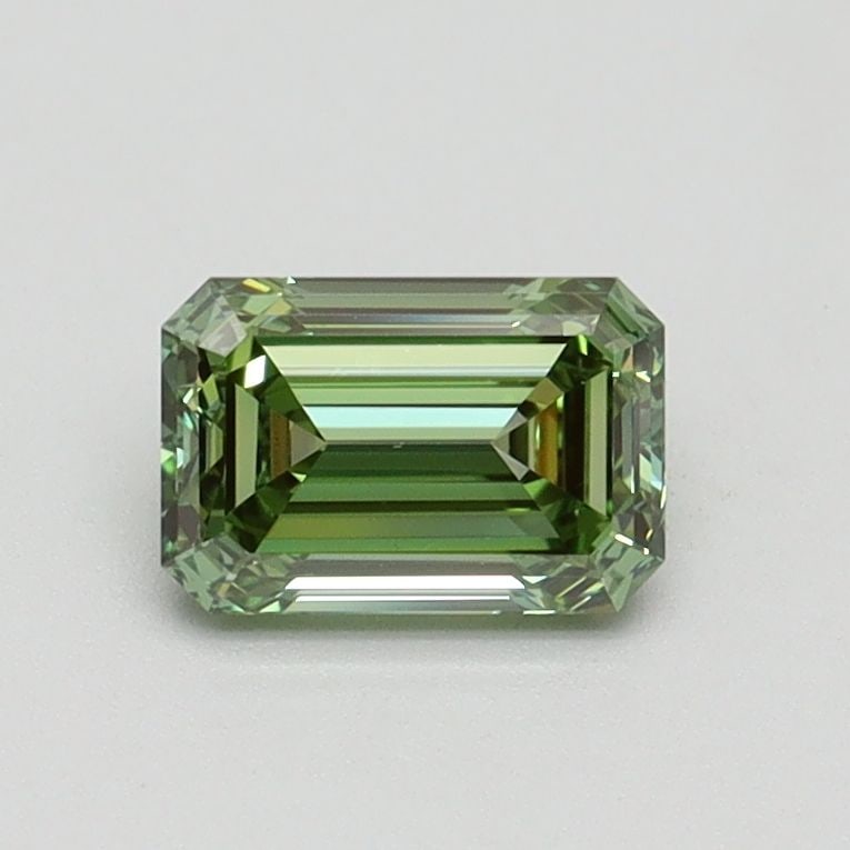 Loose Diamond - EMERALD 0.7ct Fancy Intense Green VVS2 (1 of 1)