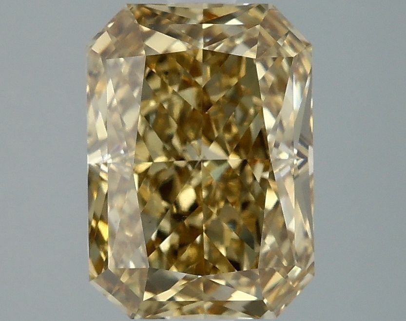 Loose Diamond - RADIANT 2.99ct Fancy Intense Gray Yellow VS1 (1 of 1)