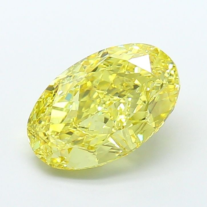 Loose Diamond - OVAL 4.06ct Fancy Vivid Yellow VS1 (1 of 1)