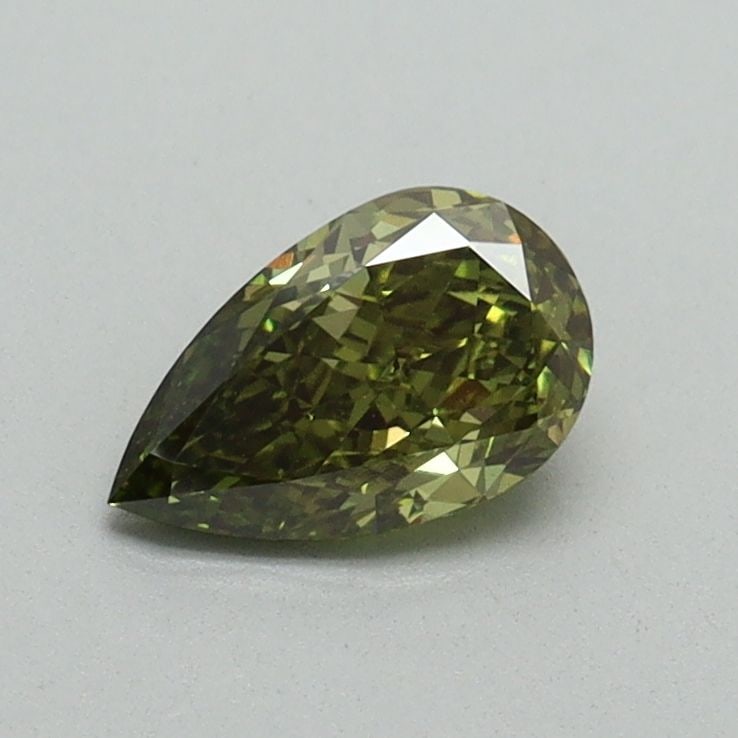 Loose Diamond - PEAR 0.55ct Fancy Vivid Green VS1: Loose Diamond - PEAR 0.55ct Fancy Vivid Green VS1 Source: This is a real non-mined Diamond that has been grown in a lab Shape: PEAR Carats: 0.55 Color: Fancy Vivid Green Certification: IGI Video: