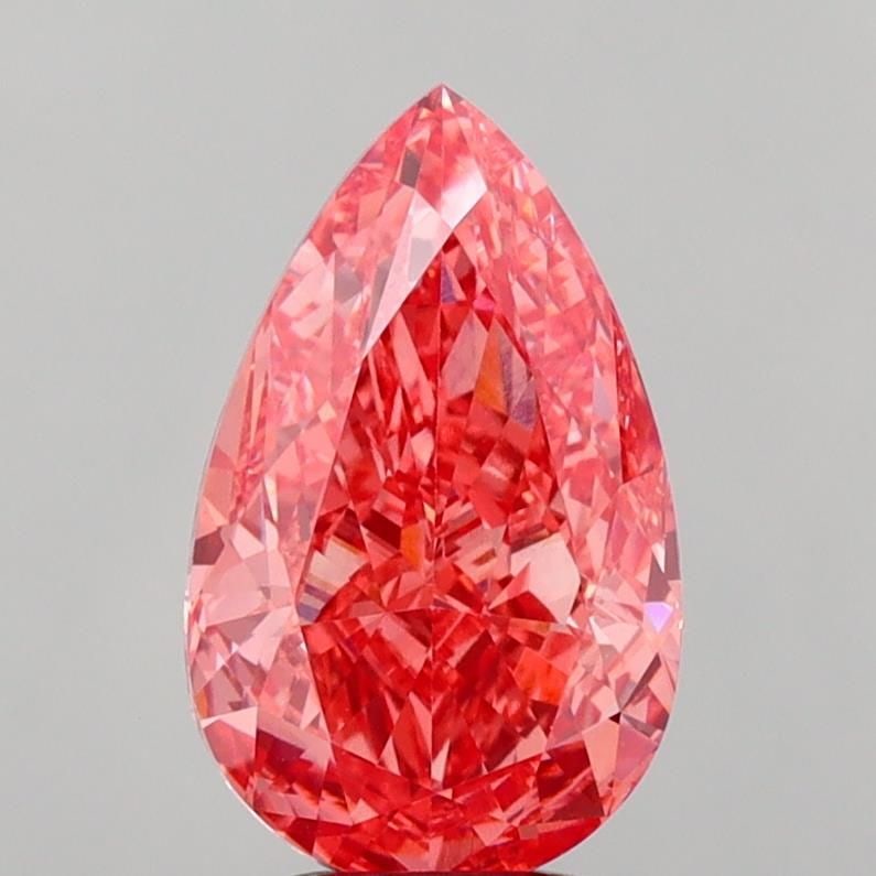 Loose Diamond - PEAR 4.15ct Fancy Vivid Pink VVS2 (1 of 1)