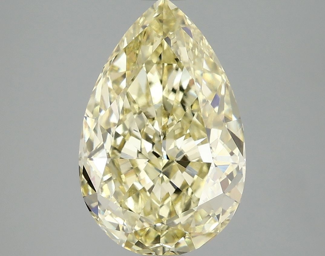 Loose Diamond - PEAR 4.03ct Fancy Intense Yellow VVS2 (1 of 1)