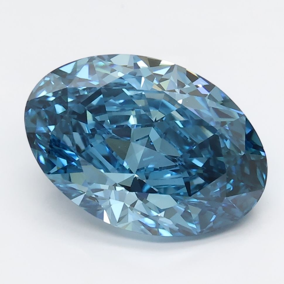 Loose Diamond - OVAL 3.26ct Blue VS1: Loose Diamond - OVAL 3.26ct Blue VS1 Source: This is a real non-mined Diamond that has been grown in a lab Shape: OVAL Carats: 3.26 Color: Blue Certification: NONE Video: