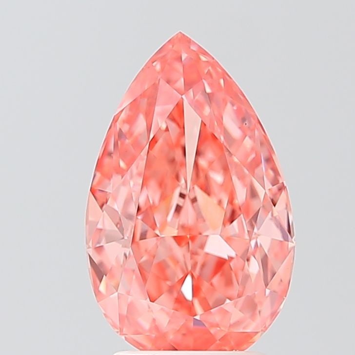 Loose Diamond - PEAR 2.79ct Fancy Vivid Pink VVS2: Loose Diamond - PEAR 2.79ct Fancy Vivid Pink VVS2 Source: This is a real non-mined Diamond that has been grown in a lab Shape: PEAR Carats: 2.79 Color: Fancy Vivid Pink Certification: IGI Video: