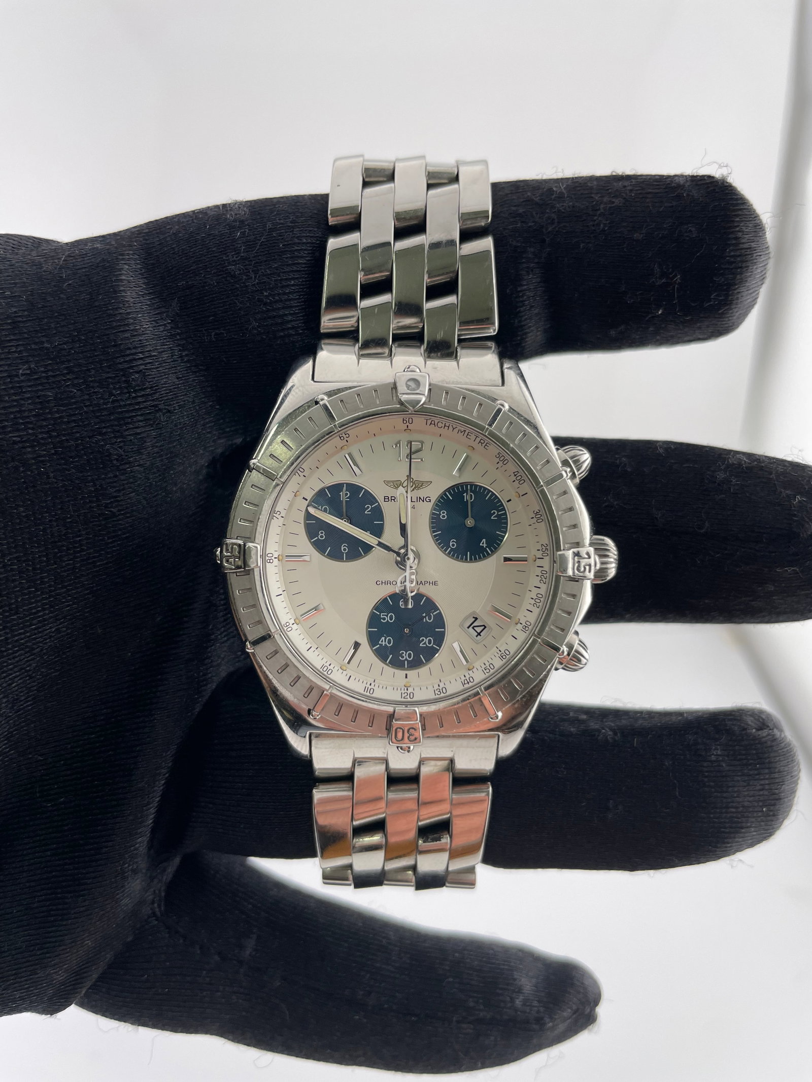 Sirius A53011 Mens Watch with Five Row Bracelet Silver Dial (1 of 3)