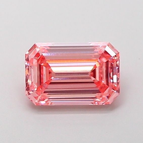 Loose Diamond - EMERALD 1.12ct Fancy Vivid Pink VS1: Loose Diamond - EMERALD 1.12ct Fancy Vivid Pink VS1 Source: This is a real non-mined Diamond that has been grown in a lab Shape: EMERALD Carats: 1.12 Color: Fancy Vivid Pink Certification: IGI Video: