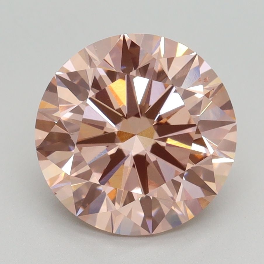 Loose Diamond - ROUND 3.09ct Fancy Intense Pink VS2: Loose Diamond - ROUND 3.09ct Fancy Intense Pink VS2 Source: This is a real non-mined Diamond that has been grown in a lab Shape: ROUND Carats: 3.09 Color: Fancy Intense Pink Certification: IGI Video: