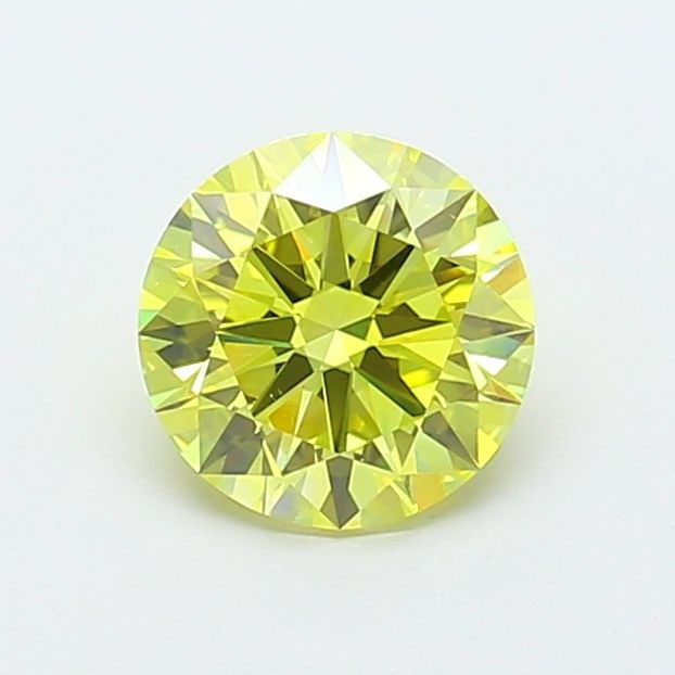 Loose Diamond - ROUND 1.42ct Fancy Vivid Yellow VS1: Loose Diamond - ROUND 1.42ct Fancy Vivid Yellow VS1 Source: This is a real non-mined Diamond that has been grown in a lab Shape: ROUND Carats: 1.42 Color: Fancy Vivid Yellow Certification: IGI Video: