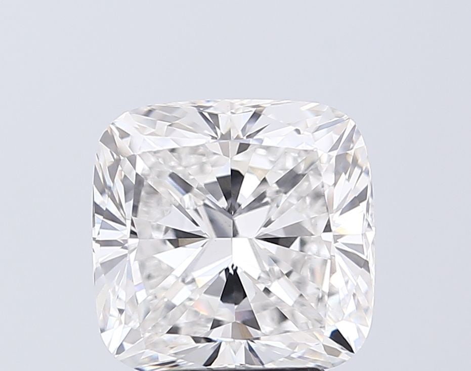 Loose Diamond - CUSHION MODIFIED 5.01ct F VS1: Loose Diamond - CUSHION MODIFIED 5.01ct F VS1 Source: This is a real non-mined Diamond that has been grown in a lab Shape: CUSHION MODIFIED Carats: 5.01 Color: F Clarity: VS1 Certification: IGI