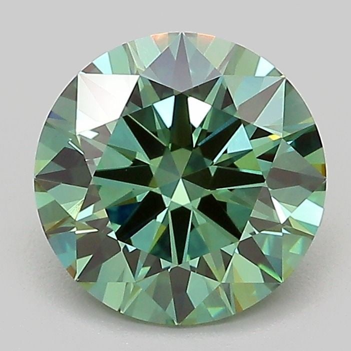 Ideal Loose Diamond - ROUND 2.04ct Fancy Vivid Green VVS2: Ideal Loose Diamond - ROUND 2.04ct Fancy Vivid Green VVS2 Source: This is a real non-mined Diamond that has been grown in a lab Shape: ROUND Carats: 2.04 Color: Fancy Vivid Green Certification: IGI