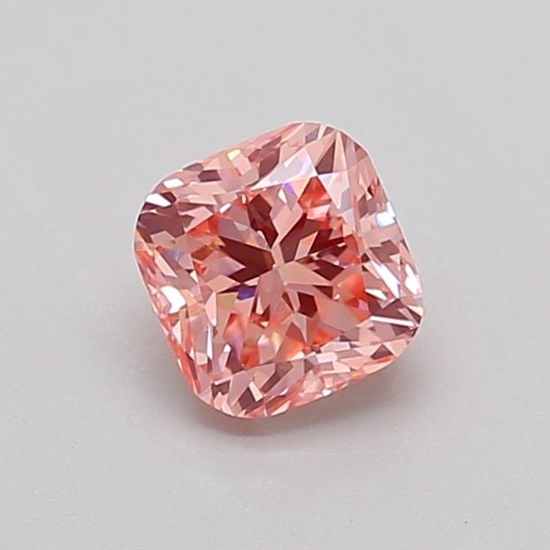 Loose Diamond - CUSHION MODIFIED 0.77ct Fancy Vivid Pink VS2: Loose Diamond - CUSHION MODIFIED 0.77ct Fancy Vivid Pink VS2 Source: This is a real non-mined Diamond that has been grown in a lab Shape: CUSHION MODIFIED Carats: 0.77 Color: Fancy Vivid Pink Certific