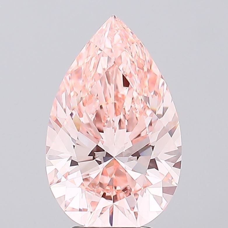 Loose Diamond - PEAR 5.05ct Fancy Intense Pink VVS2: Loose Diamond - PEAR 5.05ct Fancy Intense Pink VVS2 Source: This is a real non-mined Diamond that has been grown in a lab Shape: PEAR Carats: 5.05 Color: Fancy Intense Pink Certification: IGI Video: