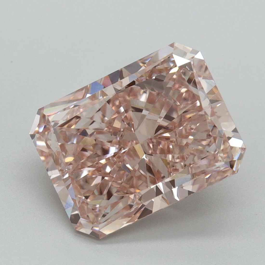 Loose Diamond - RADIANT 5.0ct Fancy Intense Pink VS1: Loose Diamond - RADIANT 5.0ct Fancy Intense Pink VS1 Source: This is a real non-mined Diamond that has been grown in a lab Shape: RADIANT Carats: 5.0 Color: Fancy Intense Pink Certification: IGI
