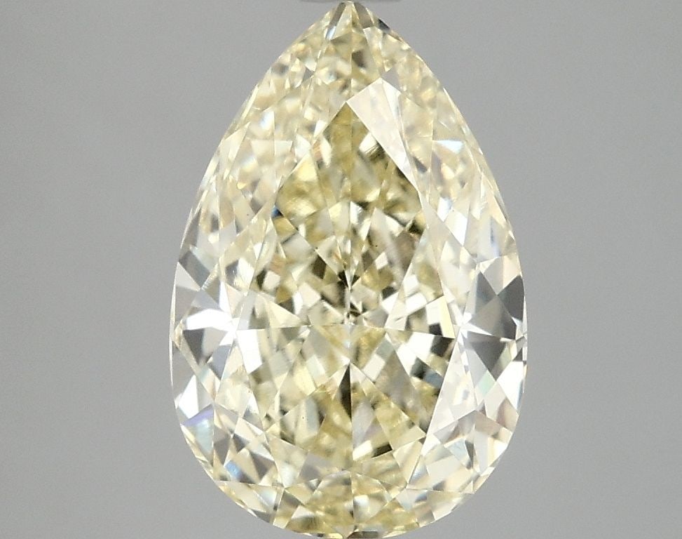 Loose Diamond - PEAR 3.09ct Fancy Intense Yellow VS1: Loose Diamond - PEAR 3.09ct Fancy Intense Yellow VS1 Source: This is a real non-mined Diamond that has been grown in a lab Shape: PEAR Carats: 3.09 Color: Fancy Intense Yellow Certification: IGI