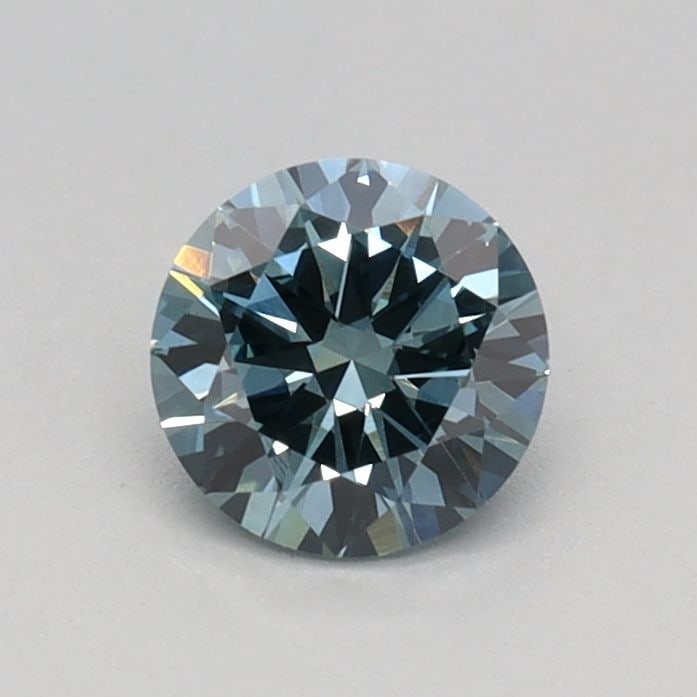 Loose Diamond - ROUND 0.38ct Fancy Intense Blue VVS2: Loose Diamond - ROUND 0.38ct Fancy Intense Blue VVS2 Source: This is a real non-mined Diamond that has been grown in a lab Shape: ROUND Carats: 0.38 Color: Fancy Intense Blue Certification: IGI Video: