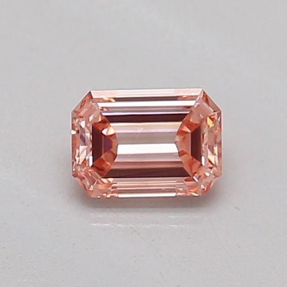Loose Diamond - EMERALD 0.18ct Fancy Pink Brown VVS2: Loose Diamond - EMERALD 0.18ct Fancy Pink Brown VVS2 Source: This is a real non-mined Diamond that has been grown in a lab Shape: EMERALD Carats: 0.18 Color: Fancy Pink Brown Certification: IGI Video: