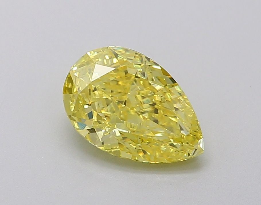 Loose Diamond - PEAR 1.16ct Fancy Vivid Yellow VS1: Loose Diamond - PEAR 1.16ct Fancy Vivid Yellow VS1 Source: This is a real non-mined Diamond that has been grown in a lab Shape: PEAR Carats: 1.16 Color: Fancy Vivid Yellow Certification: IGI Video: