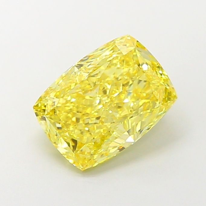 Loose Diamond - CUSHION MODIFIED 4.29ct Fancy Vivid Yellow VS1: Loose Diamond - CUSHION MODIFIED 4.29ct Fancy Vivid Yellow VS1 Source: This is a real non-mined Diamond that has been grown in a lab Shape: CUSHION MODIFIED Carats: 4.29 Color: Fancy Vivid Yellow Cert