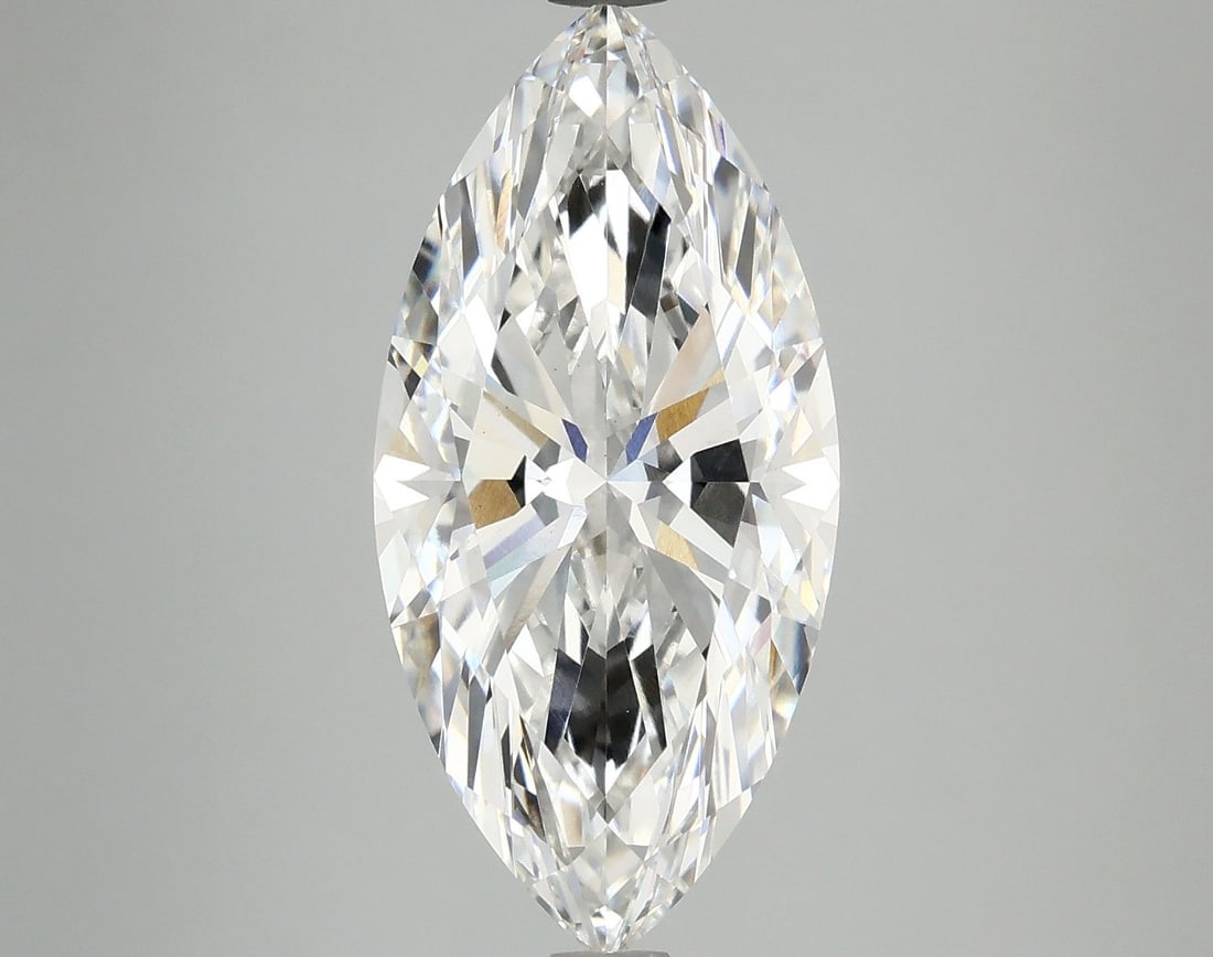 Loose Diamond - MARQUISE 5.1ct E VVS2: Loose Diamond - MARQUISE 5.1ct E VVS2 Source: This is a real non-mined Diamond that has been grown in a lab Shape: MARQUISE Carats: 5.1 Color: E Clarity: VVS2 Certification: IGI Video: