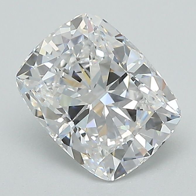 Loose Diamond - CUSHION BRILLIANT 1.45ct D VVS2: Loose Diamond - CUSHION BRILLIANT 1.45ct D VVS2 Source: This is a real non-mined Diamond that has been grown in a lab Shape: CUSHION BRILLIANT Carats: 1.45 Color: D Clarity: VVS2 Certification: GIA Vi