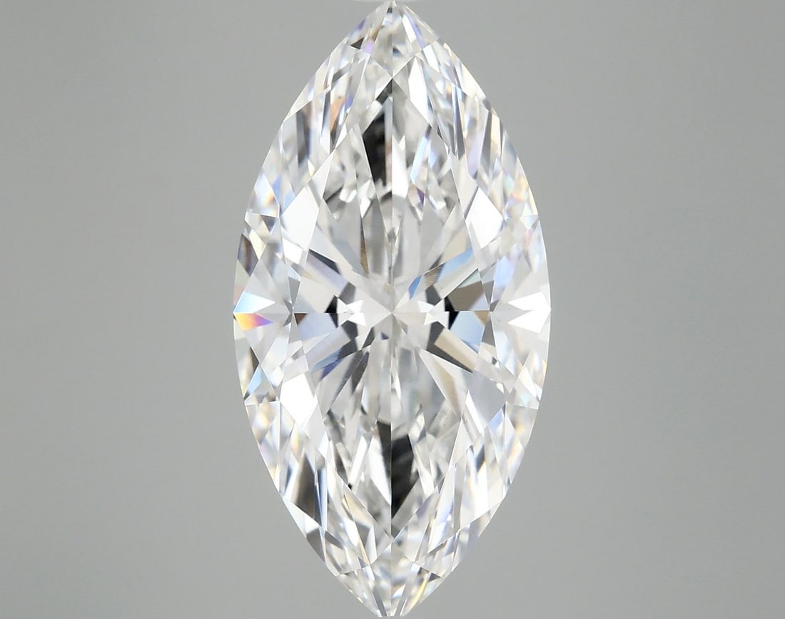 Loose Diamond - MARQUISE 5.09ct E VVS2: Loose Diamond - MARQUISE 5.09ct E VVS2 Source: This is a real non-mined Diamond that has been grown in a lab Shape: MARQUISE Carats: 5.09 Color: E Clarity: VVS2 Certification: IGI Video: