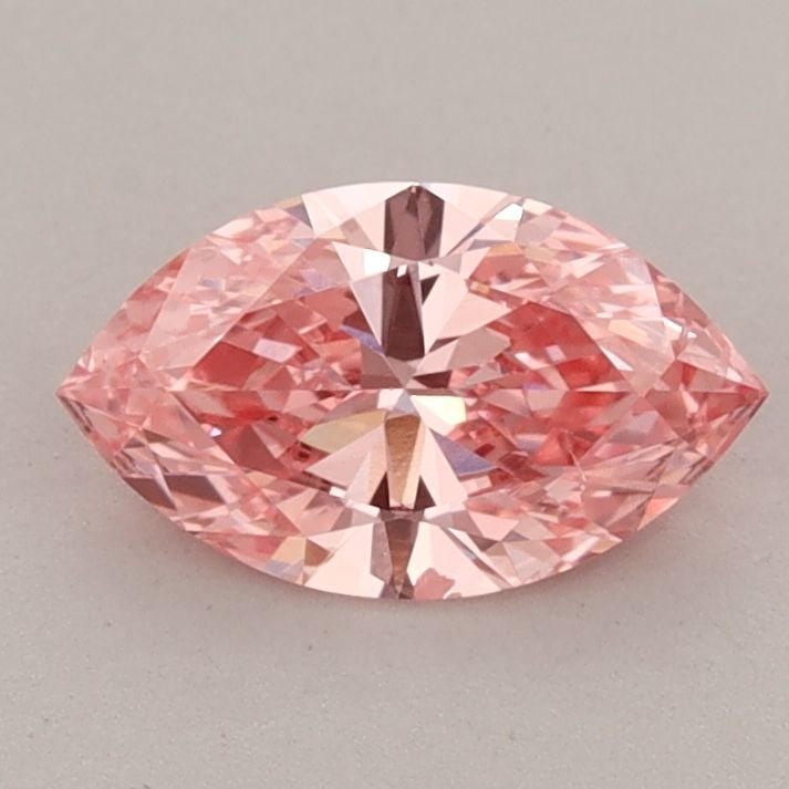 Loose Diamond - MARQUISE 0.83ct Fancy Vivid Pink SI1: Loose Diamond - MARQUISE 0.83ct Fancy Vivid Pink SI1 Source: This is a real non-mined Diamond that has been grown in a lab Shape: MARQUISE Carats: 0.83 Color: Fancy Vivid Pink Certification: IGI Video