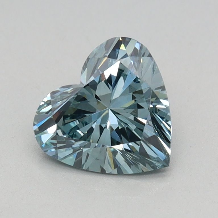 Loose Diamond - HEART 0.63ct Fancy Vivid Blue VS1: Loose Diamond - HEART 0.63ct Fancy Vivid Blue VS1 Source: This is a real non-mined Diamond that has been grown in a lab Shape: HEART Carats: 0.63 Color: Fancy Vivid Blue Certification: IGI Video: