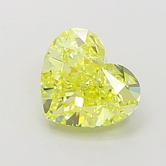 Loose Diamond - HEART 1.22ct Fancy Vivid Yellow VVS2: Loose Diamond - HEART 1.22ct Fancy Vivid Yellow VVS2 Source: This is a real non-mined Diamond that has been grown in a lab Shape: HEART Carats: 1.22 Color: Fancy Vivid Yellow Certification: IGI Video: