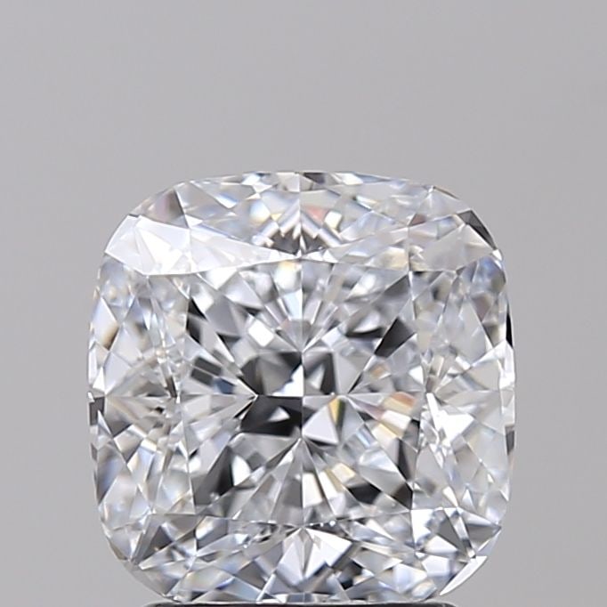 Loose Diamond - CUSHION MODIFIED 2.28ct F VVS2: Loose Diamond - CUSHION MODIFIED 2.28ct F VVS2 Source: This is a real non-mined Diamond that has been grown in a lab Shape: CUSHION MODIFIED Carats: 2.28 Color: F Clarity: VVS2 Certification: IGI Vide