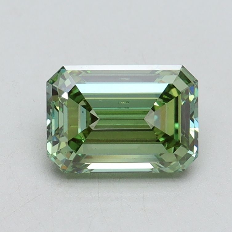 Loose Diamond - EMERALD 1.0ct Fancy Intense Green VS2 (1 of 1)