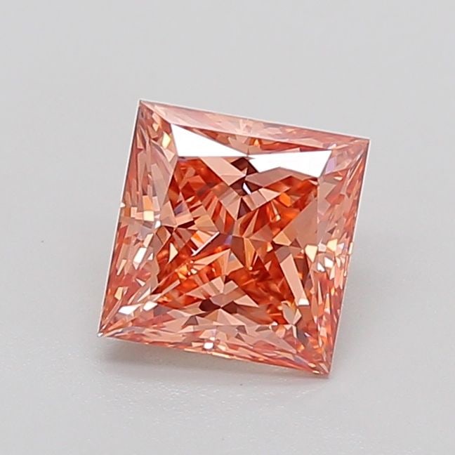 Loose Diamond - PRINCESS 1.67ct Fancy Intense Brownish Orange VS1: Loose Diamond - PRINCESS 1.67ct Fancy Intense Brownish Orange VS1 Source: This is a real non-mined Diamond that has been grown in a lab Shape: PRINCESS Carats: 1.67 Color: Fancy Intense Brownish Orang