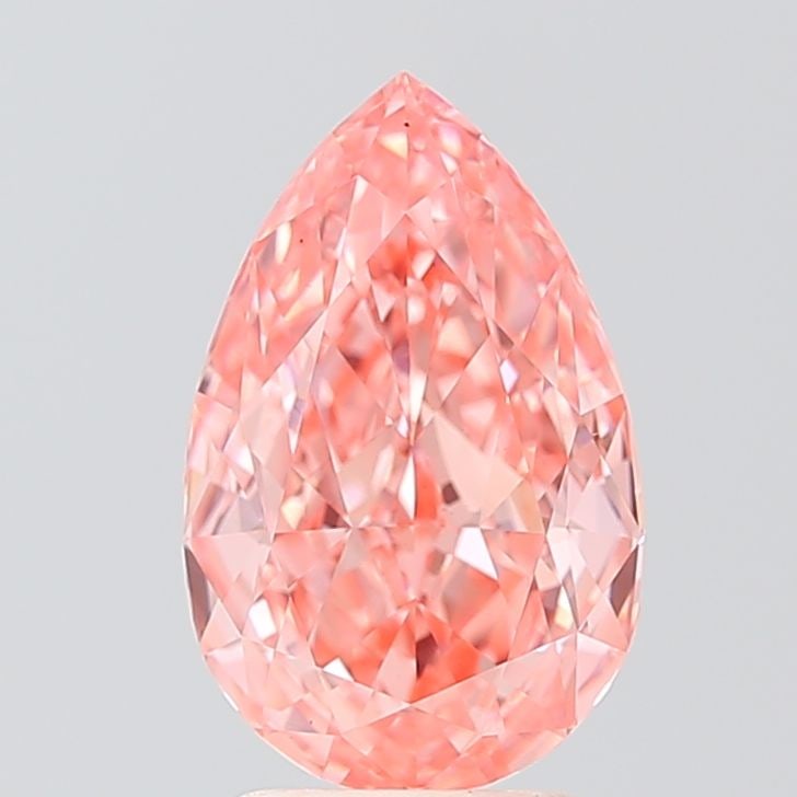 Loose Diamond - PEAR 2.7ct Fancy Vivid Pink VVS2: Loose Diamond - PEAR 2.7ct Fancy Vivid Pink VVS2 Source: This is a real non-mined Diamond that has been grown in a lab Shape: PEAR Carats: 2.7 Color: Fancy Vivid Pink Certification: IGI Video: Video