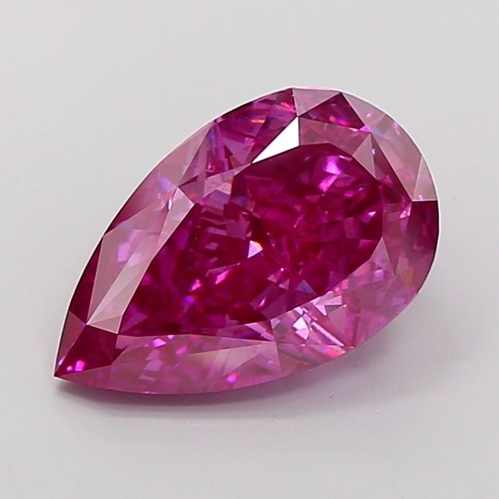 Loose Diamond - PEAR 5.01ct Fancy Vivid Pink SI1 (1 of 1)