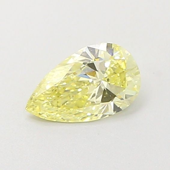 Loose Diamond - PEAR 0.43ct Fancy Light Yellow VS1: Loose Diamond - PEAR 0.43ct Fancy Light Yellow VS1 Source: This is a real non-mined Diamond that has been grown in a lab Shape: PEAR Carats: 0.43 Color: Fancy Light Yellow Certification: IGI Video: