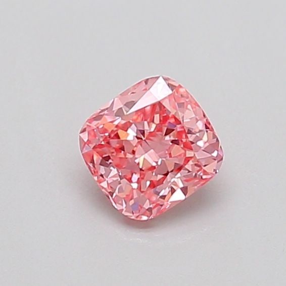 Loose Diamond - CUSHION MODIFIED 0.35ct Fancy Vivid Pink VVS2: Loose Diamond - CUSHION MODIFIED 0.35ct Fancy Vivid Pink VVS2 Source: This is a real non-mined Diamond that has been grown in a lab Shape: CUSHION MODIFIED Carats: 0.35 Color: Fancy Vivid Pink Certifi